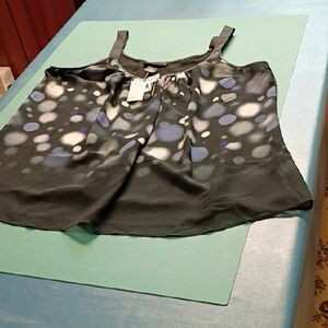 Lane Bryant Black and Purple Camisole